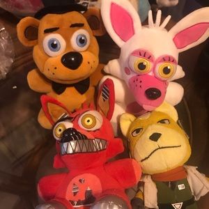 Five Nights ay Freddys plush collection
